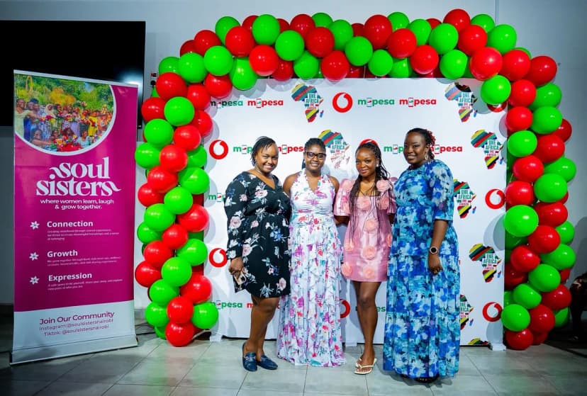 M-Pesa × One Africa Paint & Sip experience moment