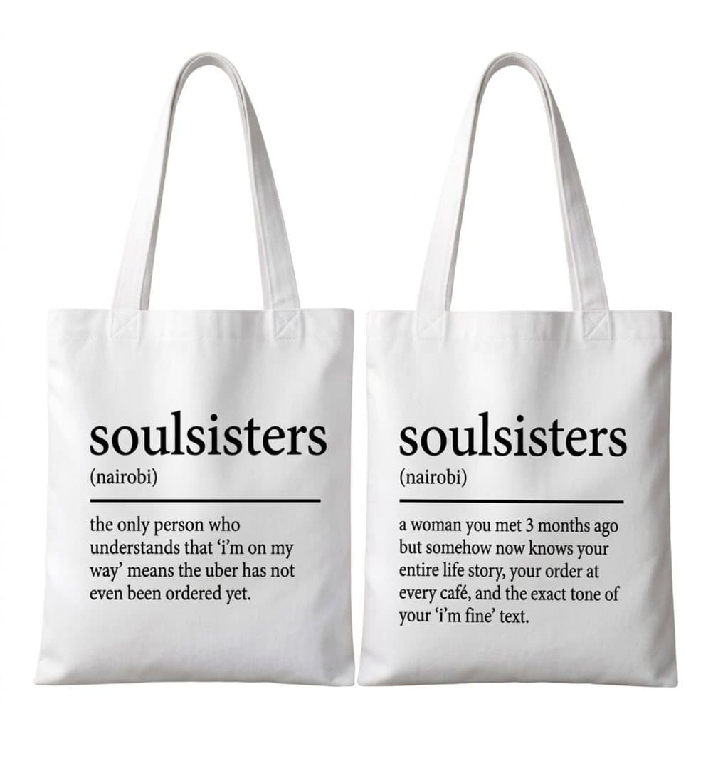 The Definition Tote – White